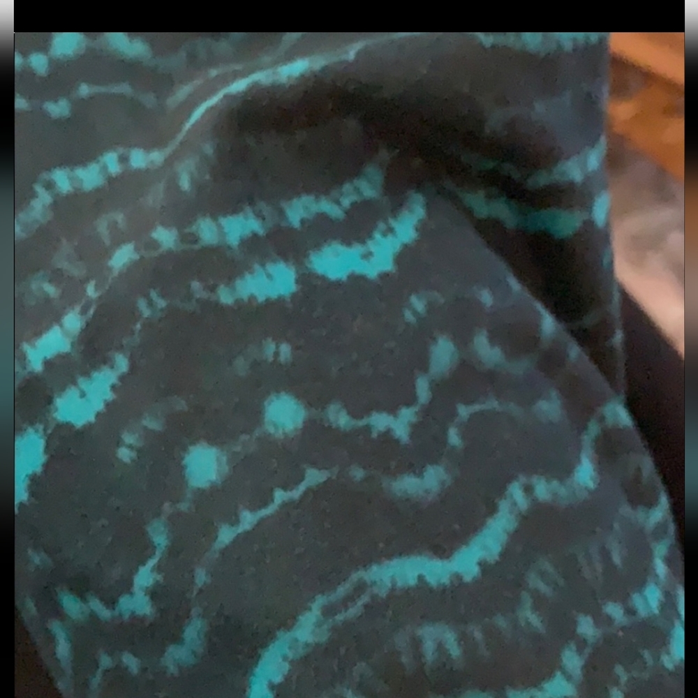 Fabletics Green Patterned Leggings - image 3